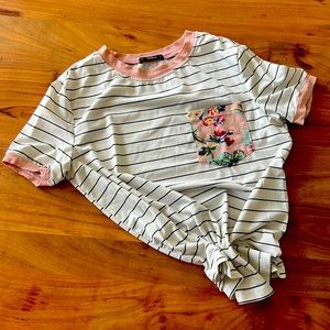 SHEIN tropical vibe tee